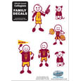 Arizona St. Sun Devils Family Decal Set Small